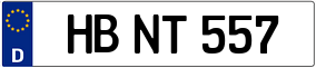 Truck License Plate